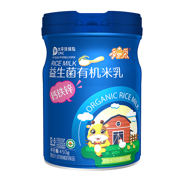 多嘉愛益生菌有機(jī)米乳 鈣鐵鋅