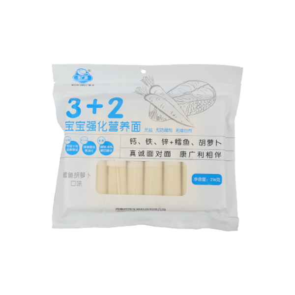  康廣利3+2寶寶強(qiáng)化營養(yǎng)面 鱈魚胡蘿卜口味