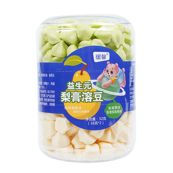  暖馨益生元梨膏溶豆 原味+獼猴桃味