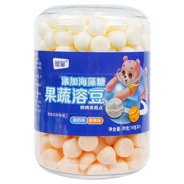  暖馨果蔬溶豆 酸奶味+香蕉味