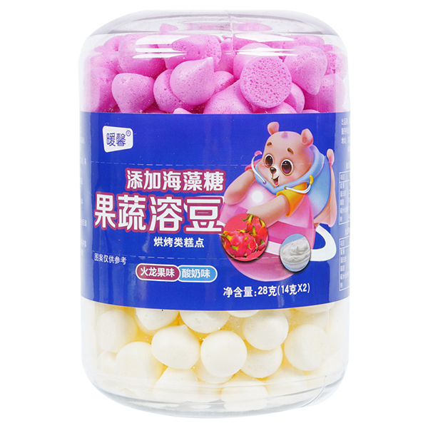  暖馨果蔬溶豆 火龍果味+酸奶味
