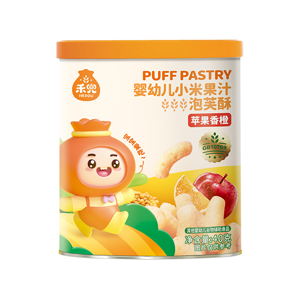 禾兜小米果汁泡芙酥（蘋果香橙）