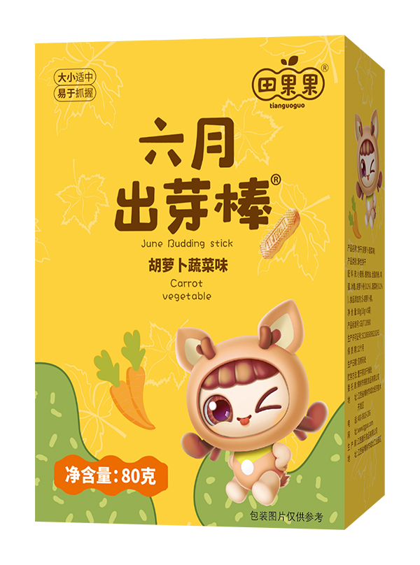 田果果六月出芽棒 胡蘿卜蔬菜味
