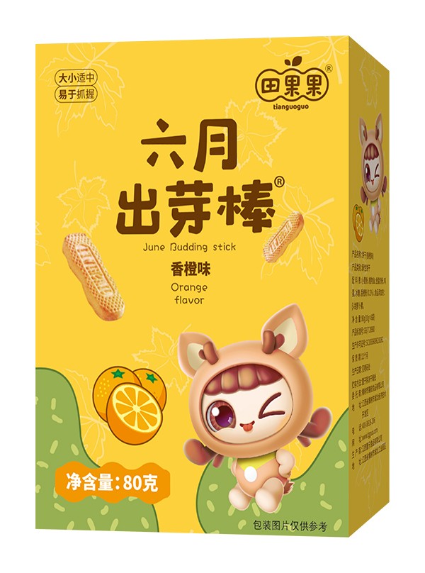  田果果六月出芽棒 香橙味
