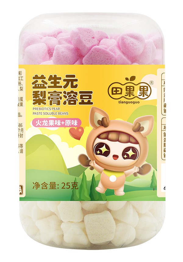  田果果梨膏溶豆 火龍果+原味
