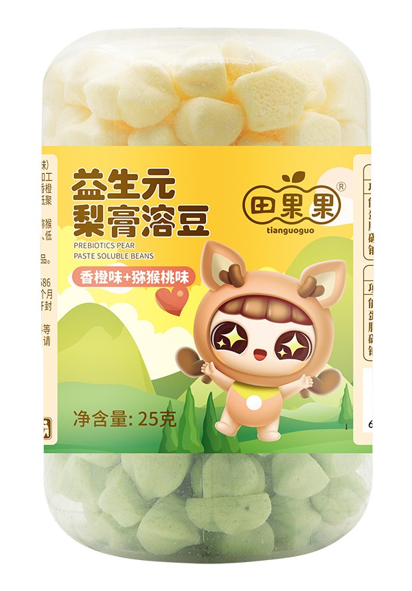  田果果梨膏溶豆 香橙+獼猴桃
