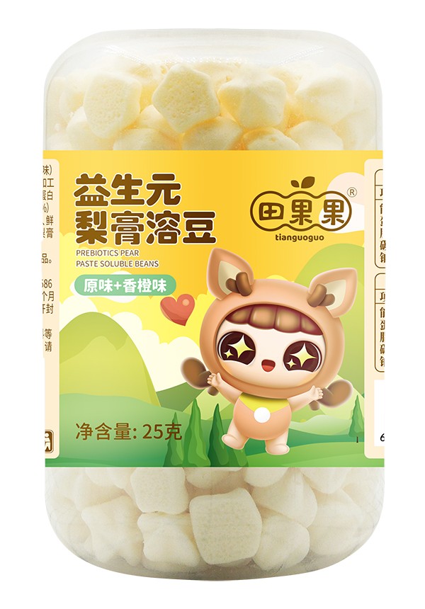  田果果梨膏溶豆 原味+香橙