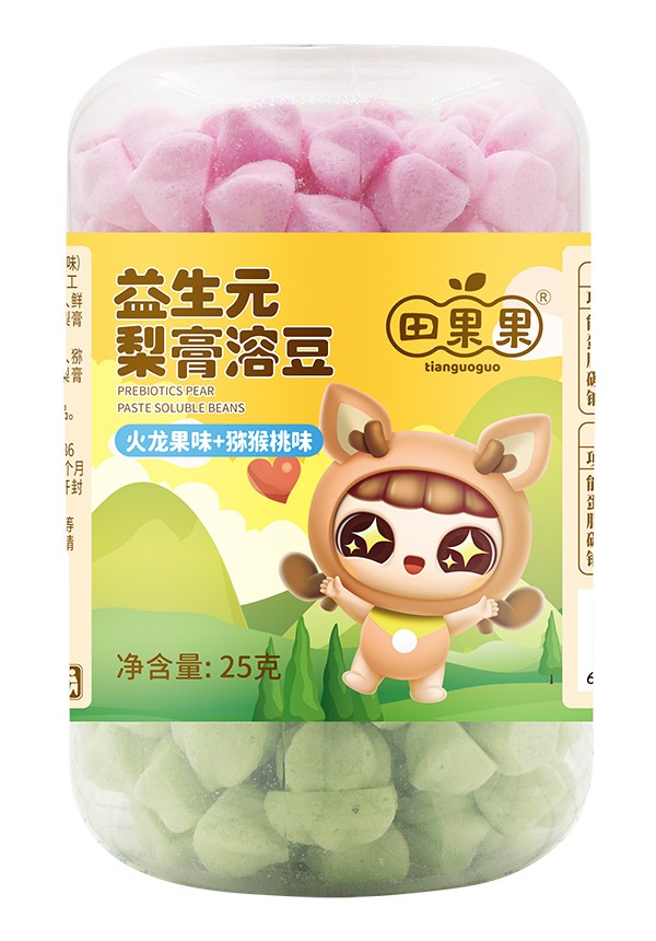 田果果梨膏溶豆 火龍果+獼猴桃