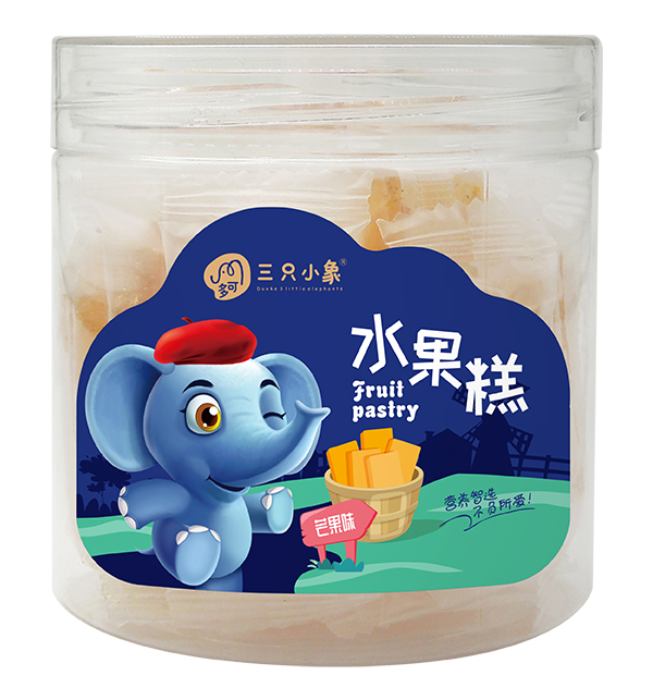  多可三只小象水果糕 芒果味