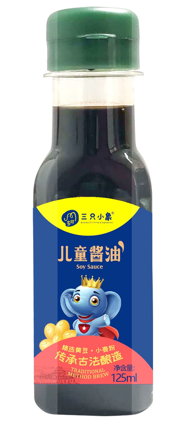 多可三只小象兒童醬油