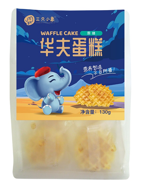  多可三只小象華夫蛋糕 原味