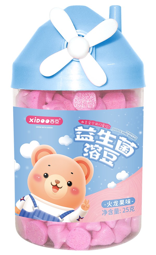  西豆 益生菌溶豆 火龍果