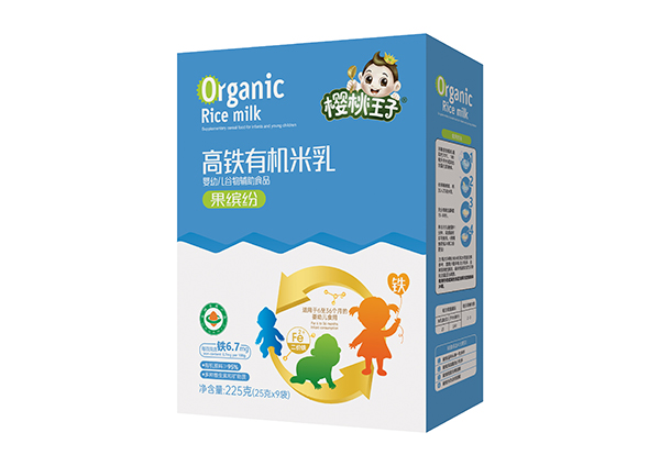  櫻桃王子高鐵有機米乳 果繽紛 盒裝