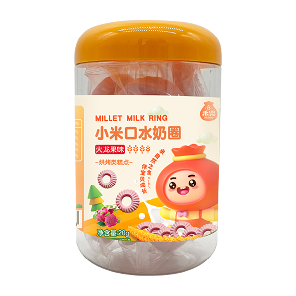  禾兜小米口水奶圈 火龍果味