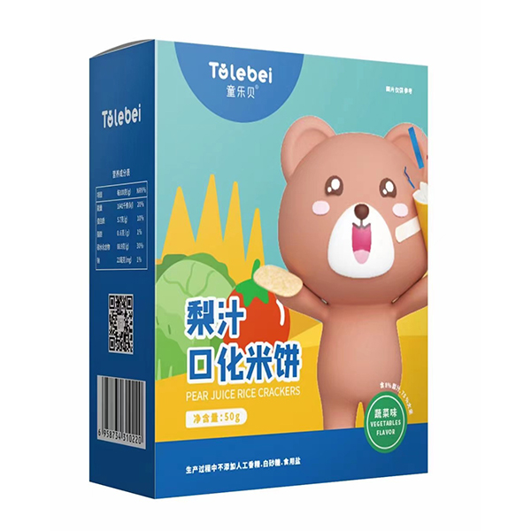  童樂貝梨汁口化米餅 果蔬味
