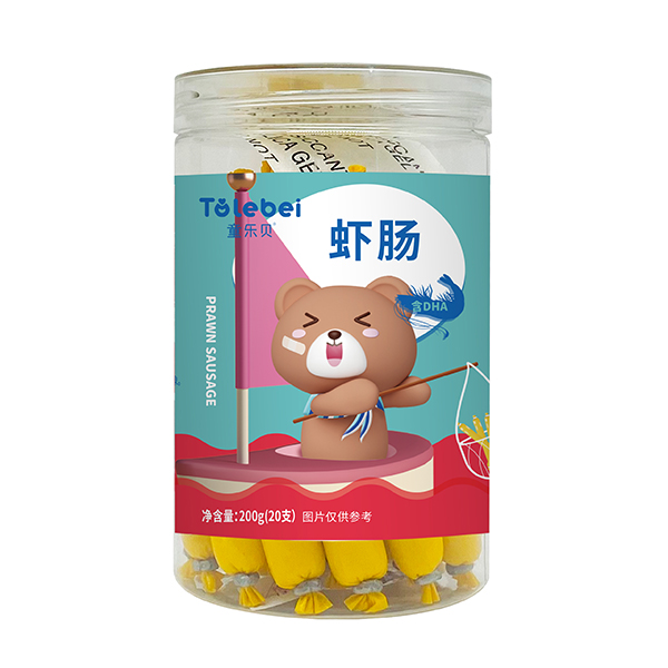  童乐贝虾肠200g
