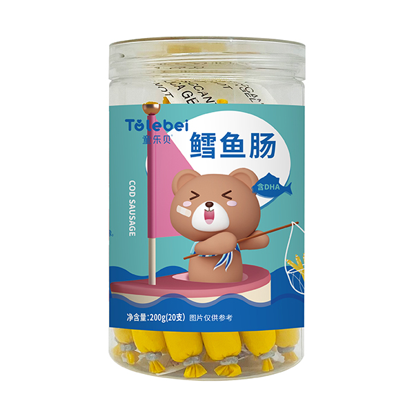  童乐贝鳕鱼肠200g