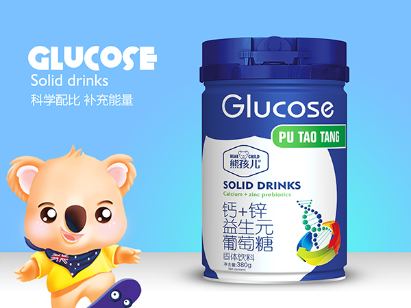  熊孩兒鈣+鋅益生元葡萄糖1