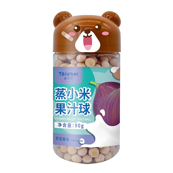  童樂貝蒸小米果汁球-無花果味