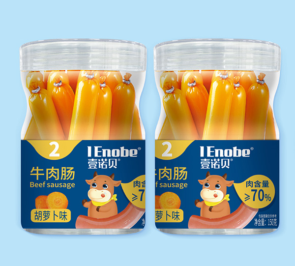  壹諾貝牛肉腸-胡蘿卜味