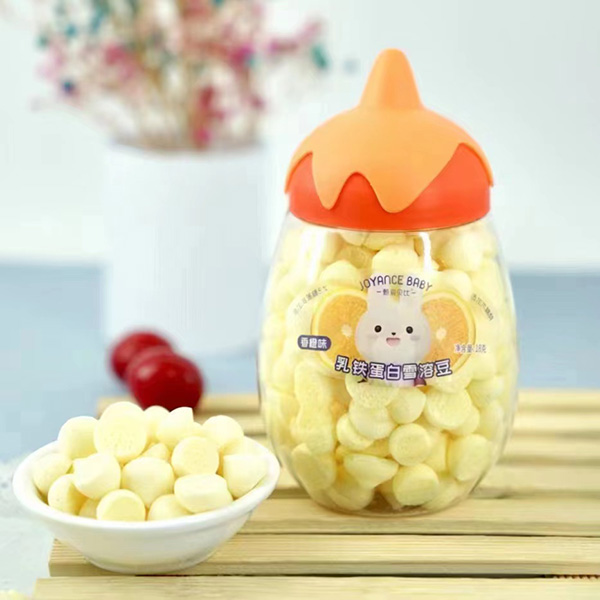  甄愛貝比乳鐵蛋白雪溶豆-香橙味