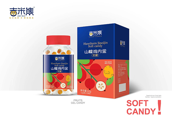  吉米熊山楂雞內(nèi)金軟糖 - 副本 (2)