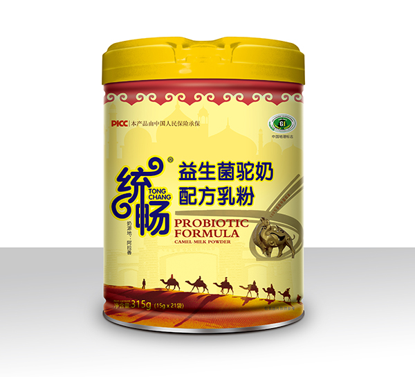  統(tǒng)暢益生菌駝奶配方乳粉