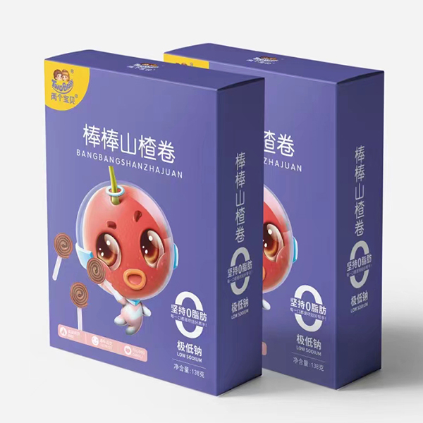  兩個(gè)寶貝棒棒山楂卷
