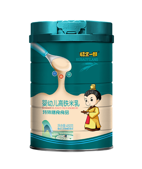  酷寶一郎嬰幼兒高鐵米乳450g