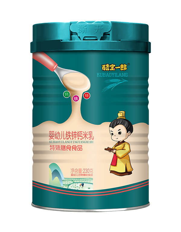  酷寶一郎嬰幼兒鐵鋅鈣米乳230g