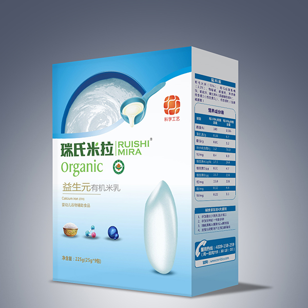  瑞氏米拉益生元有機(jī)米乳225g