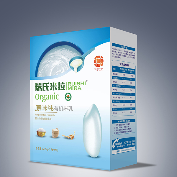  瑞氏米拉原味純有機(jī)米乳225g