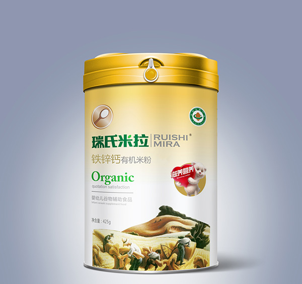  瑞氏米拉鐵鋅鈣有機米粉425g