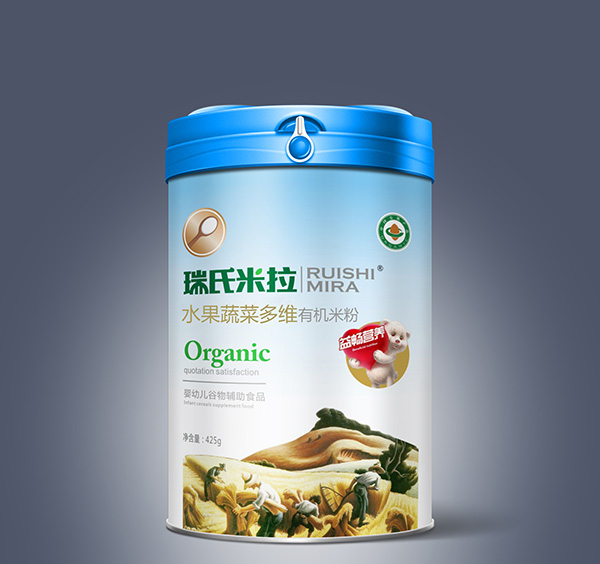  瑞氏米拉水果蔬菜多維有機米粉425g