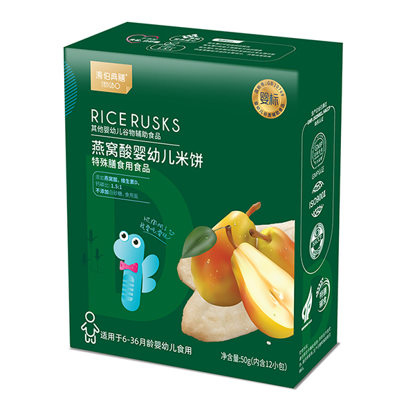  湯伯典膳燕窩酸嬰幼兒米餅