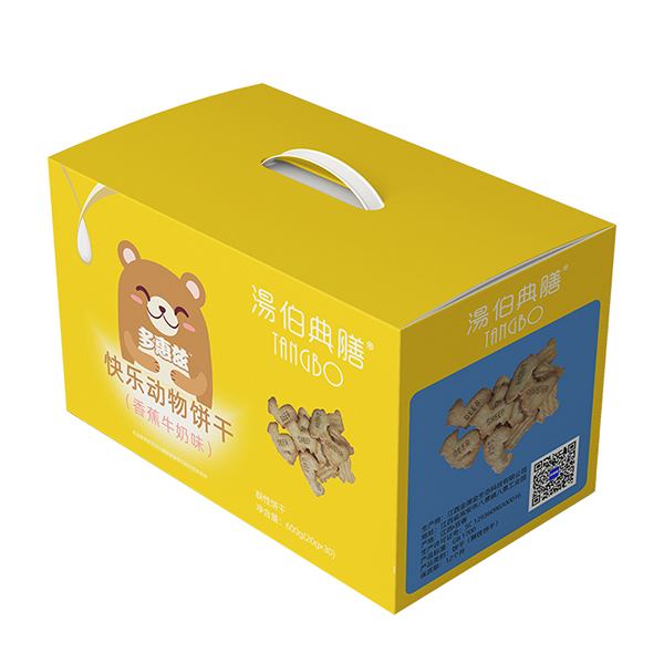  湯伯典膳快樂(lè)動(dòng)物餅干（香蕉牛奶味）禮盒裝