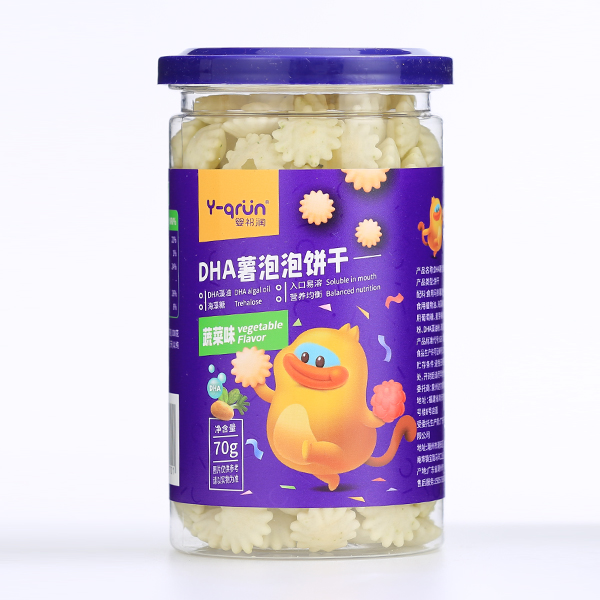  嬰祁潤DHA薯泡泡餅干-蔬菜味