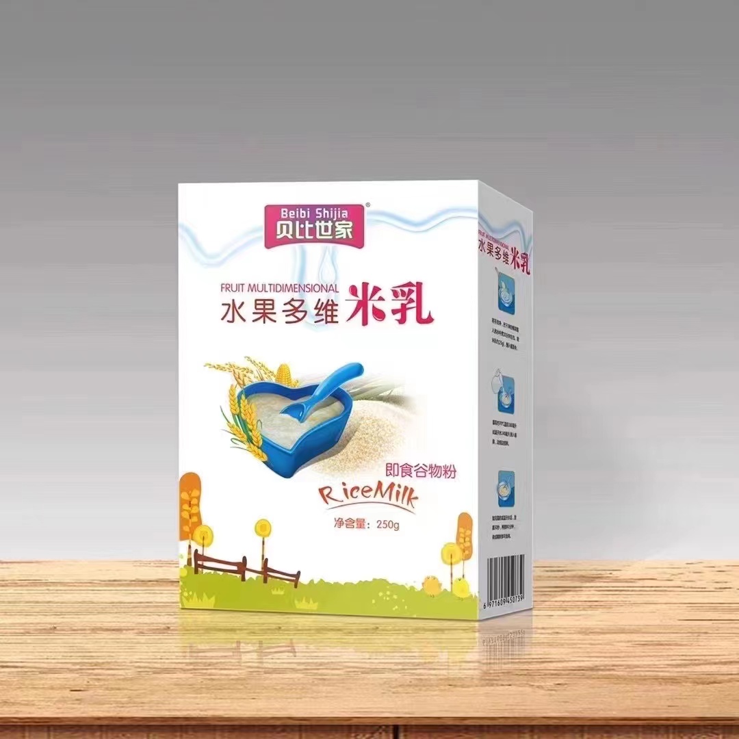  貝比世家水果多維米乳 盒裝