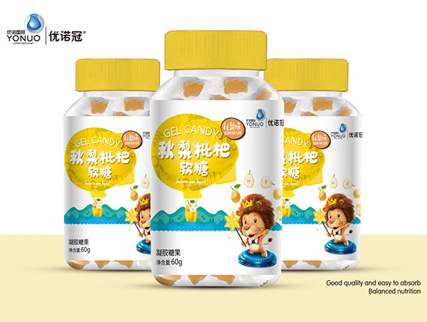  優(yōu)諾冠秋梨枇杷軟糖