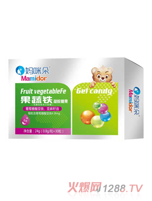 媽咪朵果蔬鐵凝膠糖果