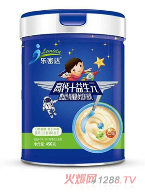 樂(lè )密達高鈣+益生元嬰幼兒特殊膳食營(yíng)養米乳