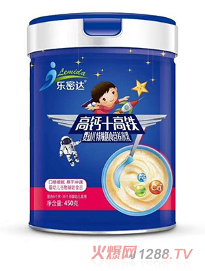 樂(lè )密達高鈣+高鐵嬰幼兒特殊膳食營(yíng)養米乳