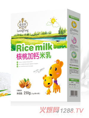 愛(ài)茵坊核桃加鈣米乳（盒裝）