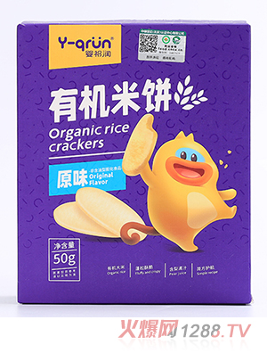 嬰祁潤(rùn)有機(jī)米餅-原味