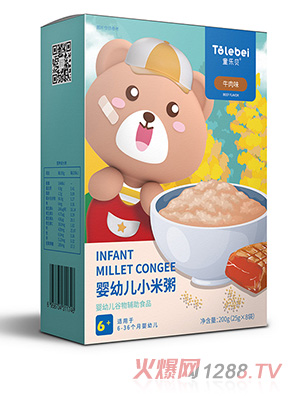 童樂(lè )貝嬰幼兒小米粥 牛肉味