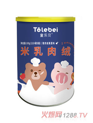 童樂(lè )貝米乳豬肉絨果蔬味