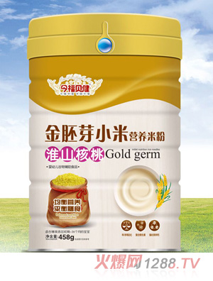 今福貝健金胚芽小米米粉聽(tīng)裝-淮山核桃