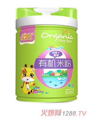 多嘉愛(ài)有機米粉罐裝 胡蘿卜番茄
