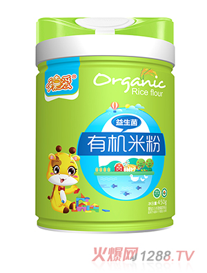 多嘉愛(ài)有機米粉罐裝 益生菌