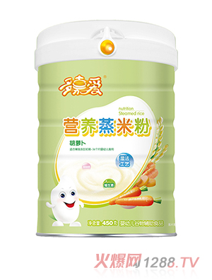 多嘉愛(ài)營(yíng)養蒸米粉聽(tīng)裝 胡蘿卜